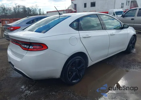 2016 Dodge Dart Sxt из США, поврежденный, VIN 1C3CDFBB7GD531268